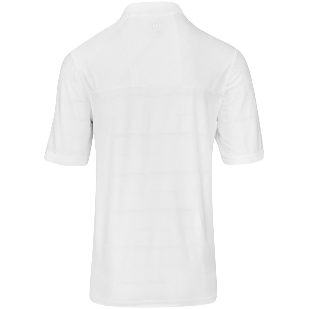 Mens Admiral Golf Shirt - White