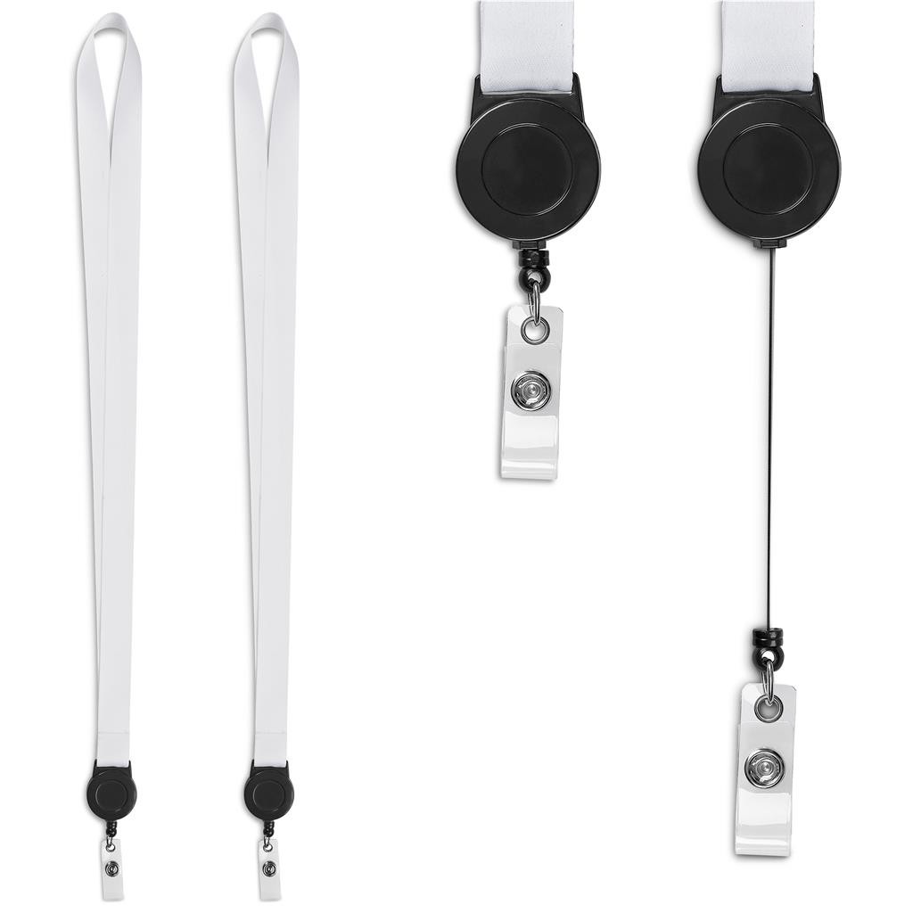 Altitude Badge Reel Single-Sided Sublimated Satin Lanyard