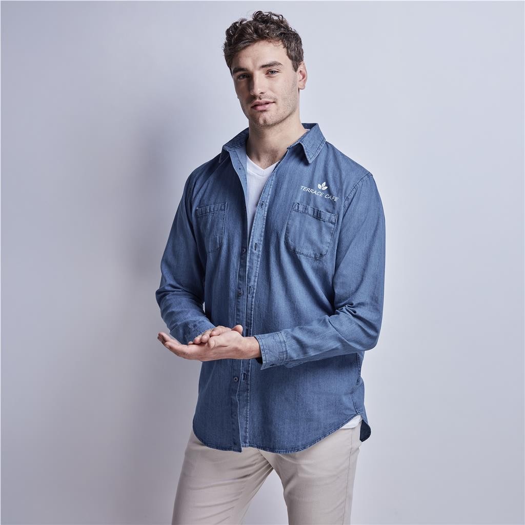 Mens Long Sleeve Eastwood Denim Shirt