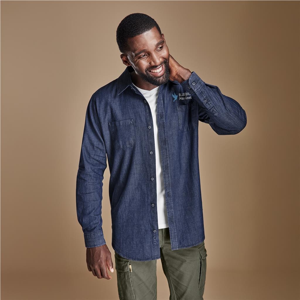 Mens Long Sleeve Eastwood Denim Shirt