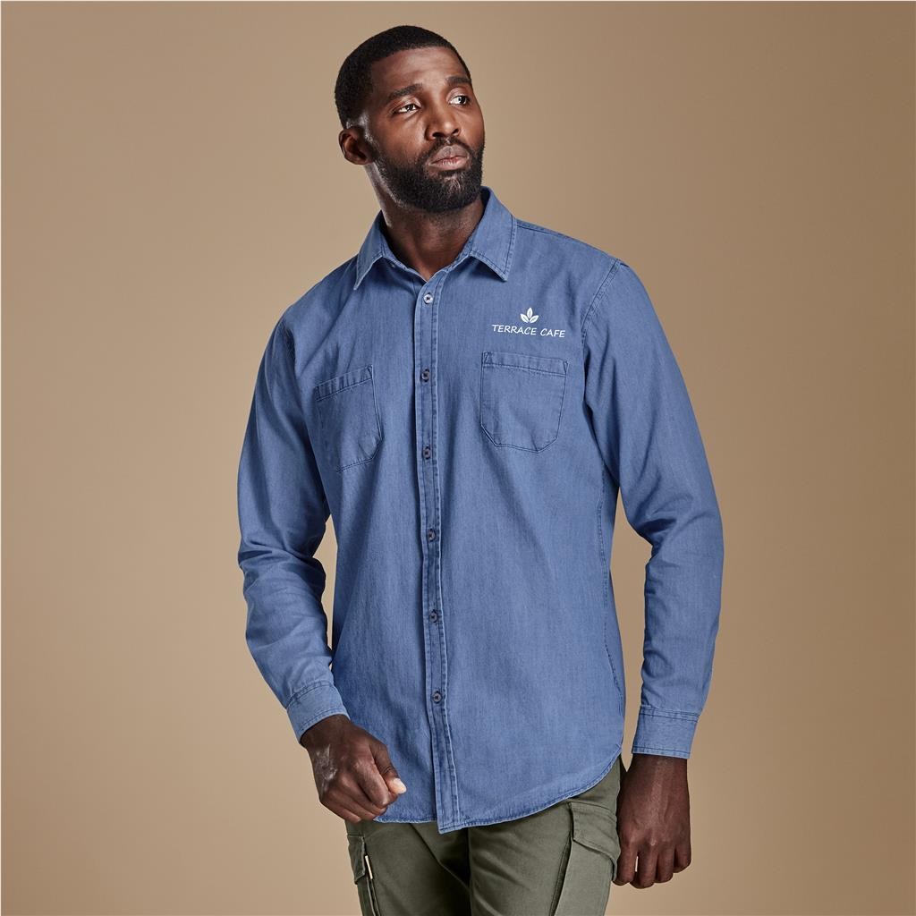 Mens Long Sleeve Eastwood Denim Shirt