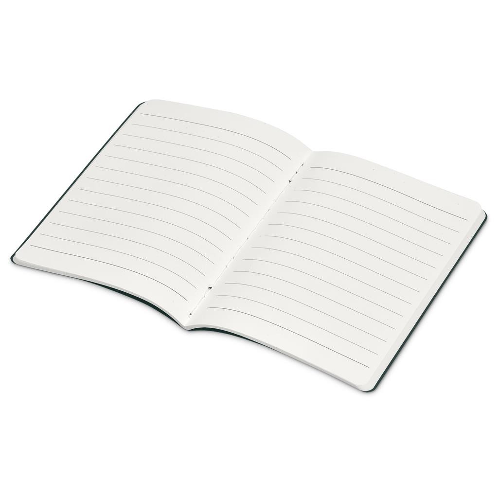 Okiyo Emika FSC Certified Paper A6 Soft Cover Notebook - Dark Green