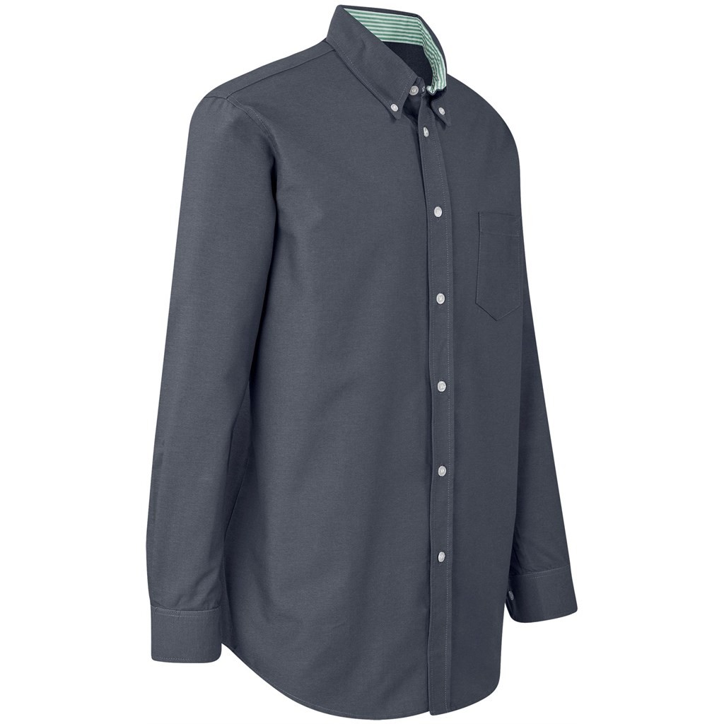 Mens Long Sleeve Aspen Shirt - Grey