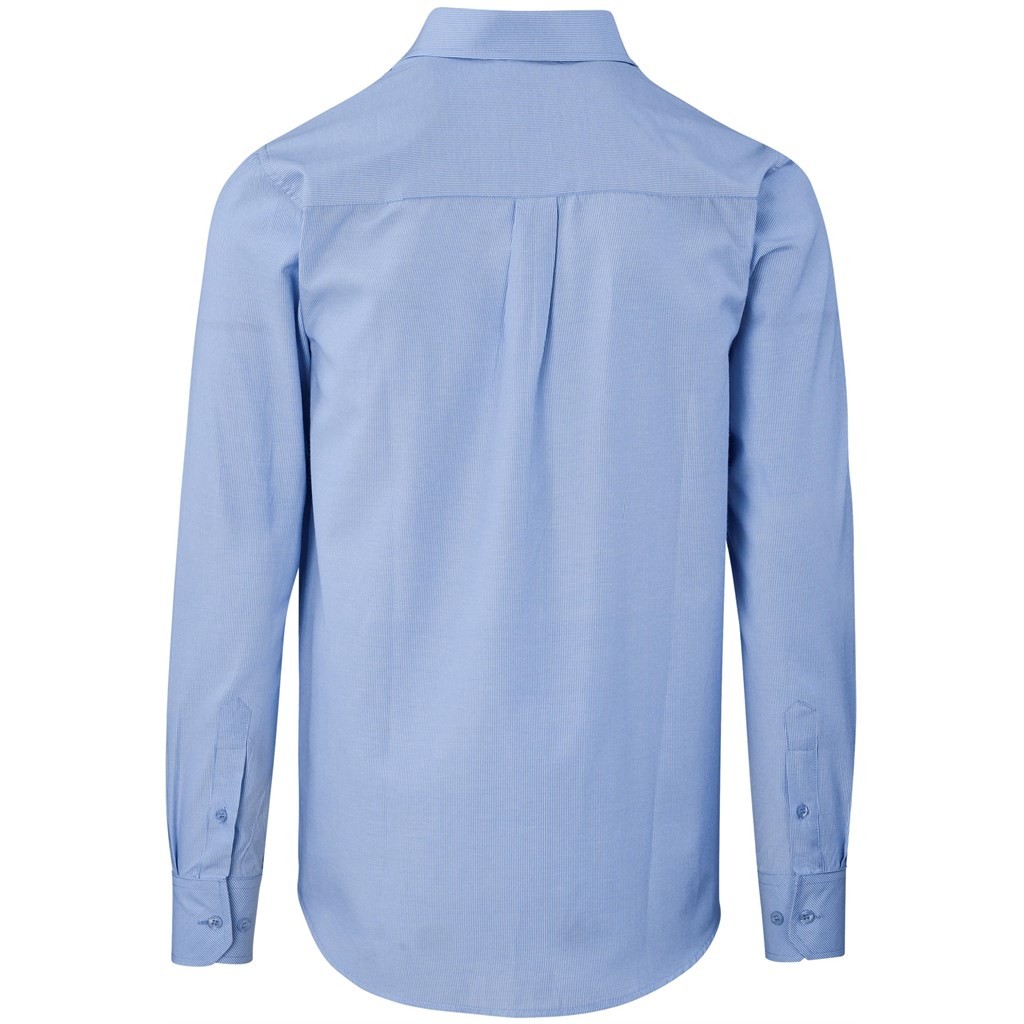 Mens Long Sleeve Northampton Shirt - Sky Blue