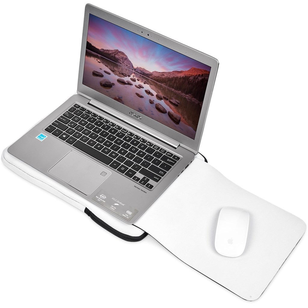 Pre-Production Sample Hoppla Grotto Neoprene Laptop Sleeve with Mouse Pad – 13-14 inch