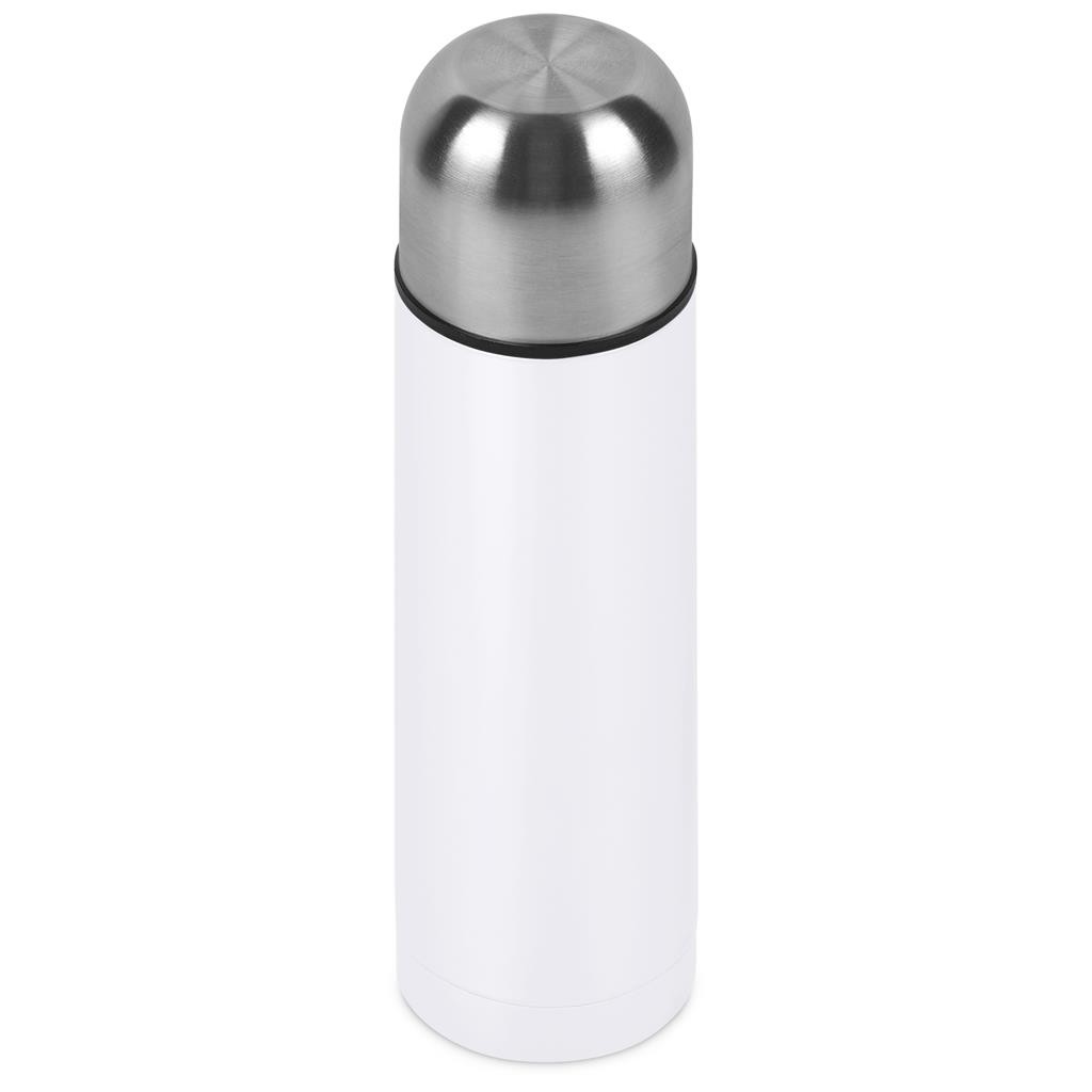 Altitude Alpaca Stainless Steel Vacuum Flask – 500ml - Solid White