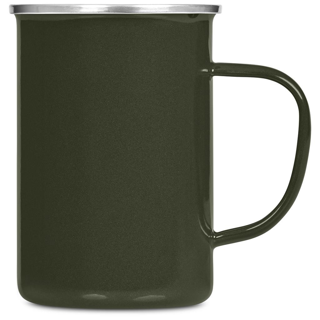 Andy Cartwright Satara Enamel Coffee Mug – 600ml - Olive