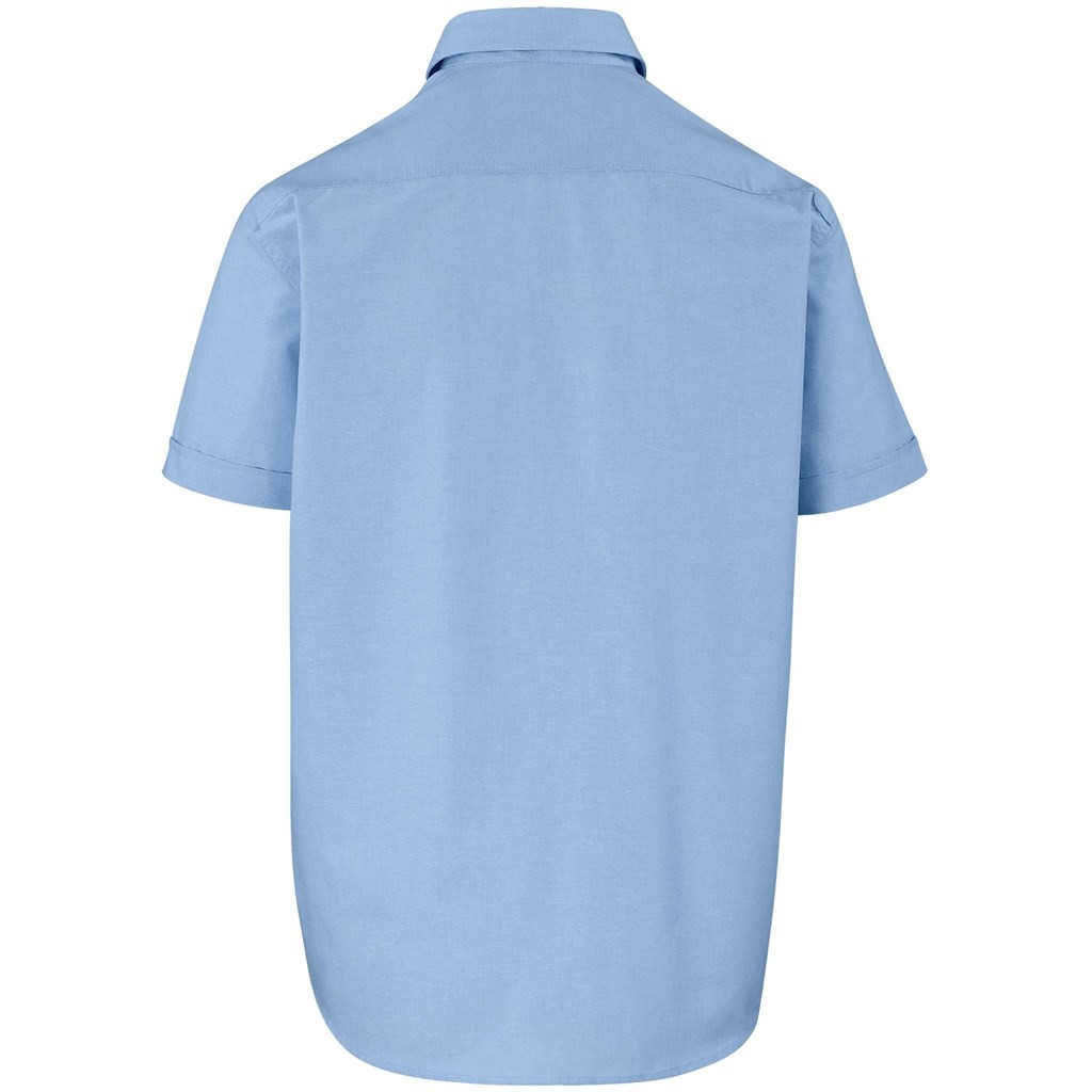 Mens Short Sleeve Aspen Shirt - Blue