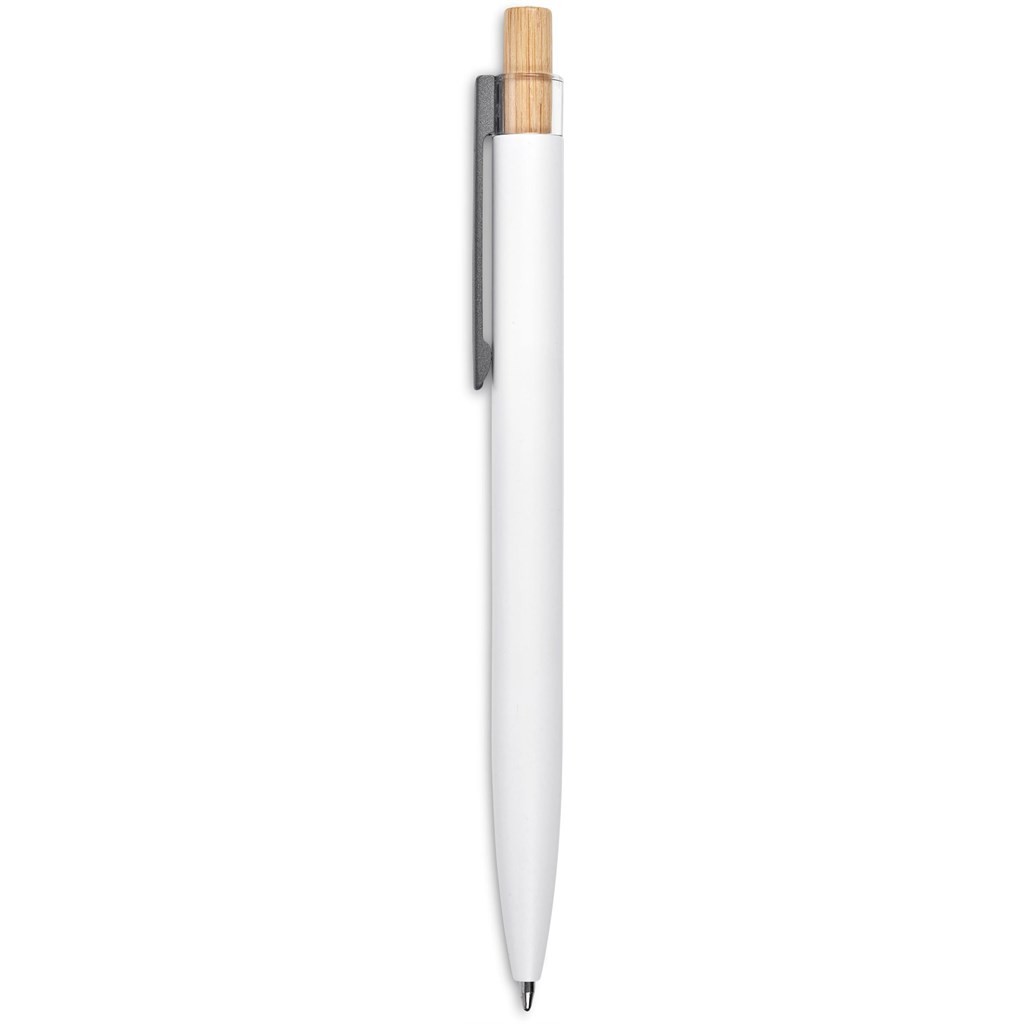 Okiyo Mimo Recycled Aluminum Ball Pen & Pencil Set - Solid White