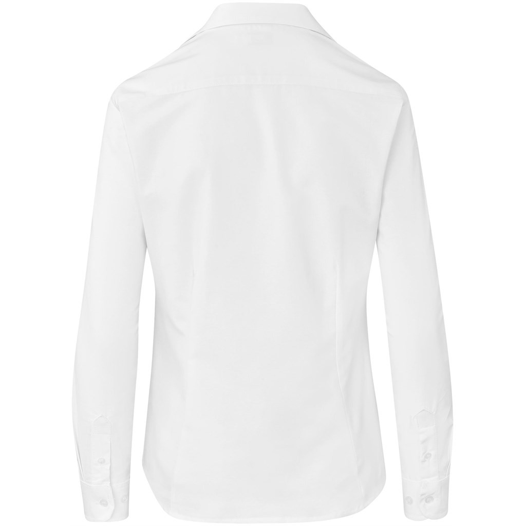 Ladies Long Sleeve Aspen Shirt - White