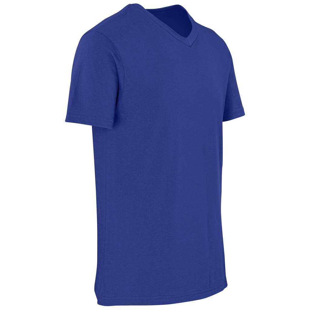 Mens Super Club 165 V-Neck T-Shirt - Royal Blue