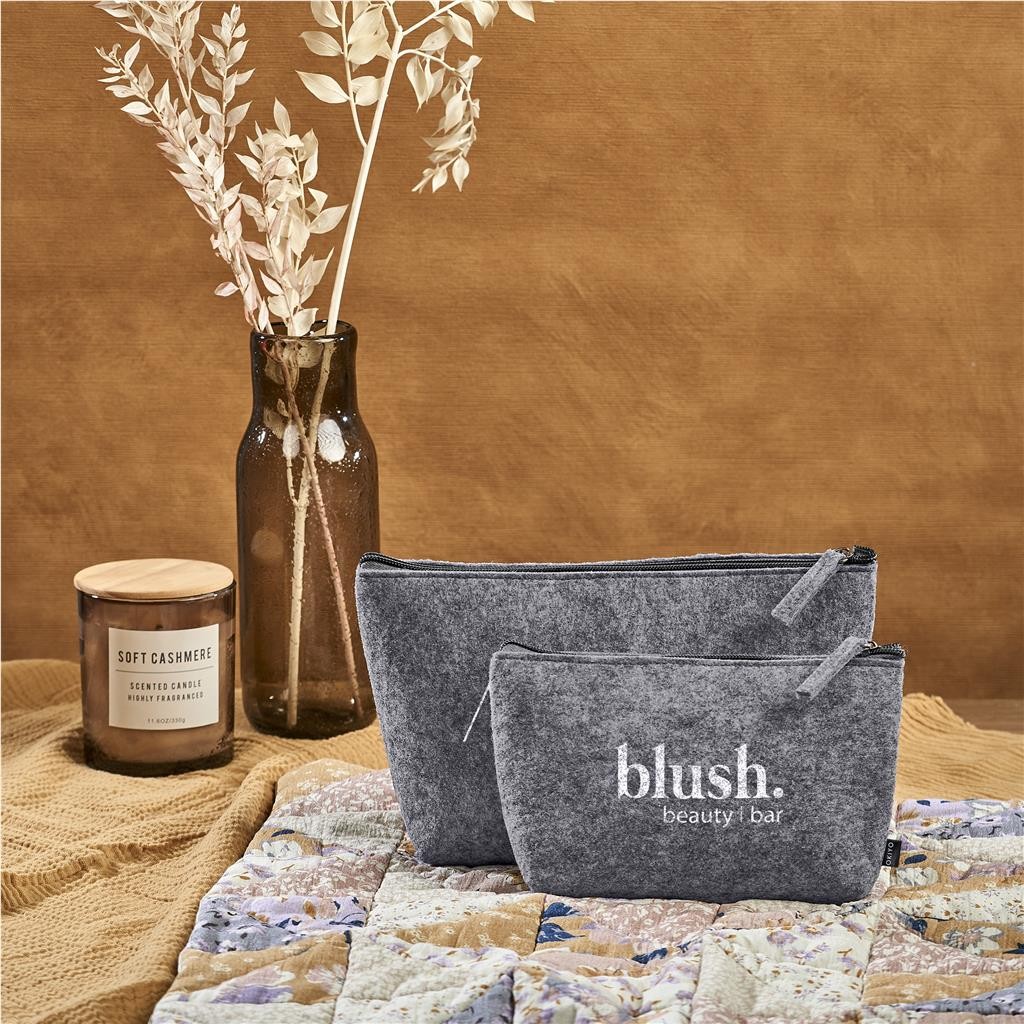 Okiyo Kesho Recycled PET Felt Accessory Bag
