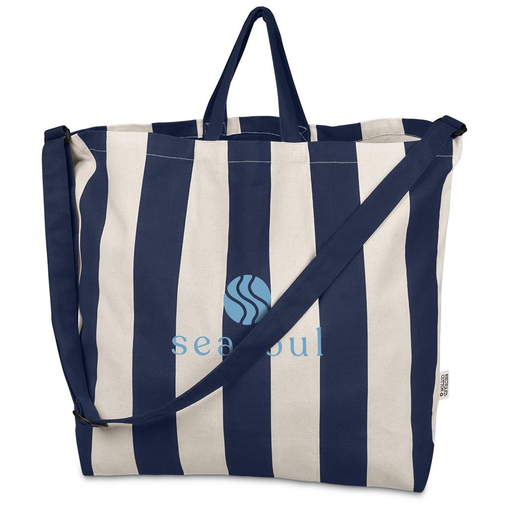 Okiyo Natsuri Recycled Cotton Canvas Large Beach Bag