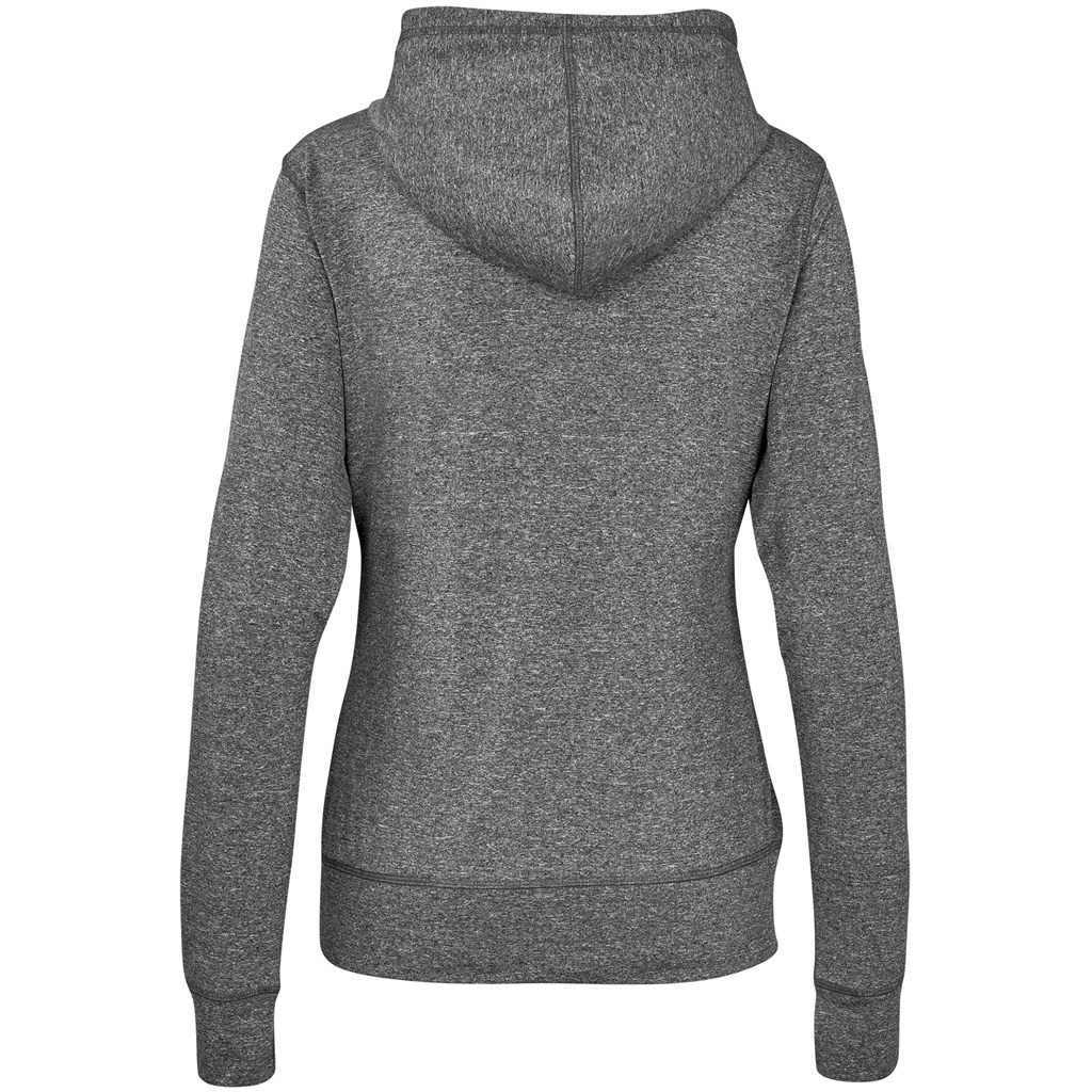 Ladies Fitness Lightweight Hooded Sweater - Black