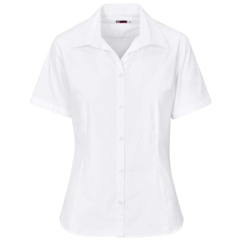 Ladies Short Sleeve Brushed Cotton Twill Moderna Shirt