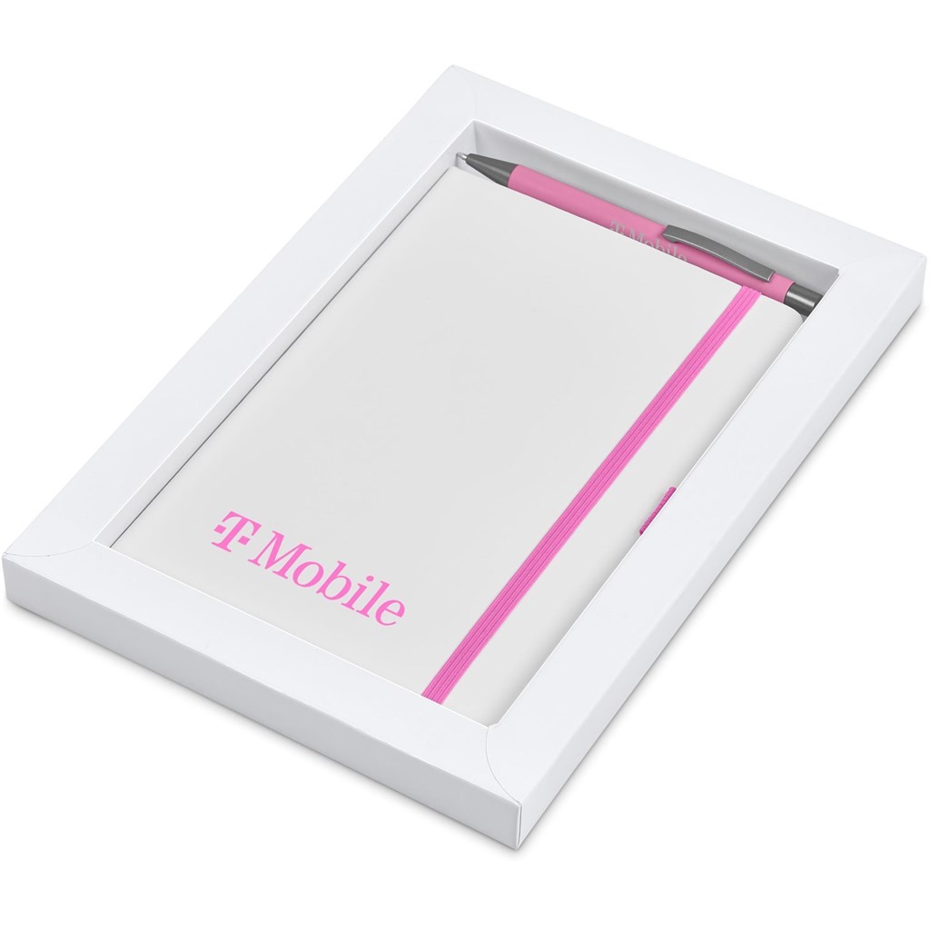 Duncan Notebook & Pen Set - Pink