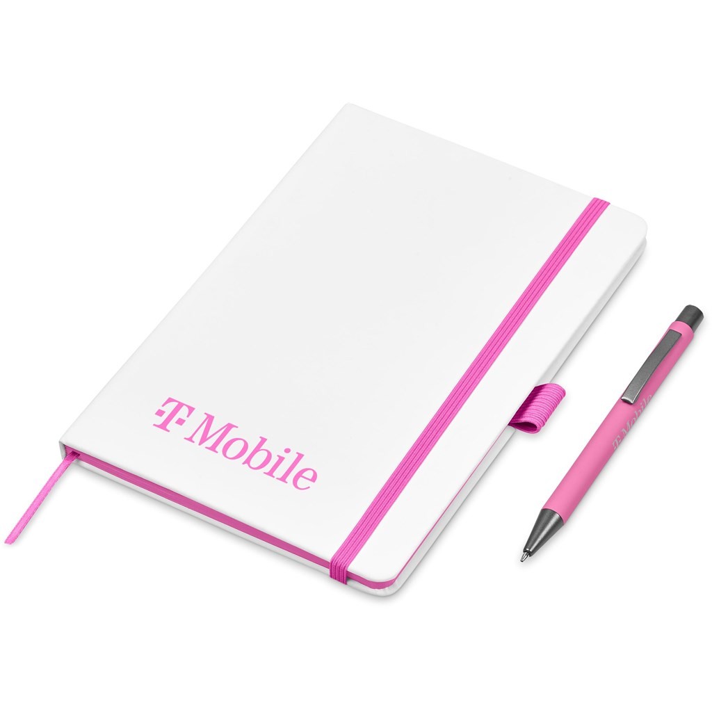 Duncan Notebook & Pen Set - Pink