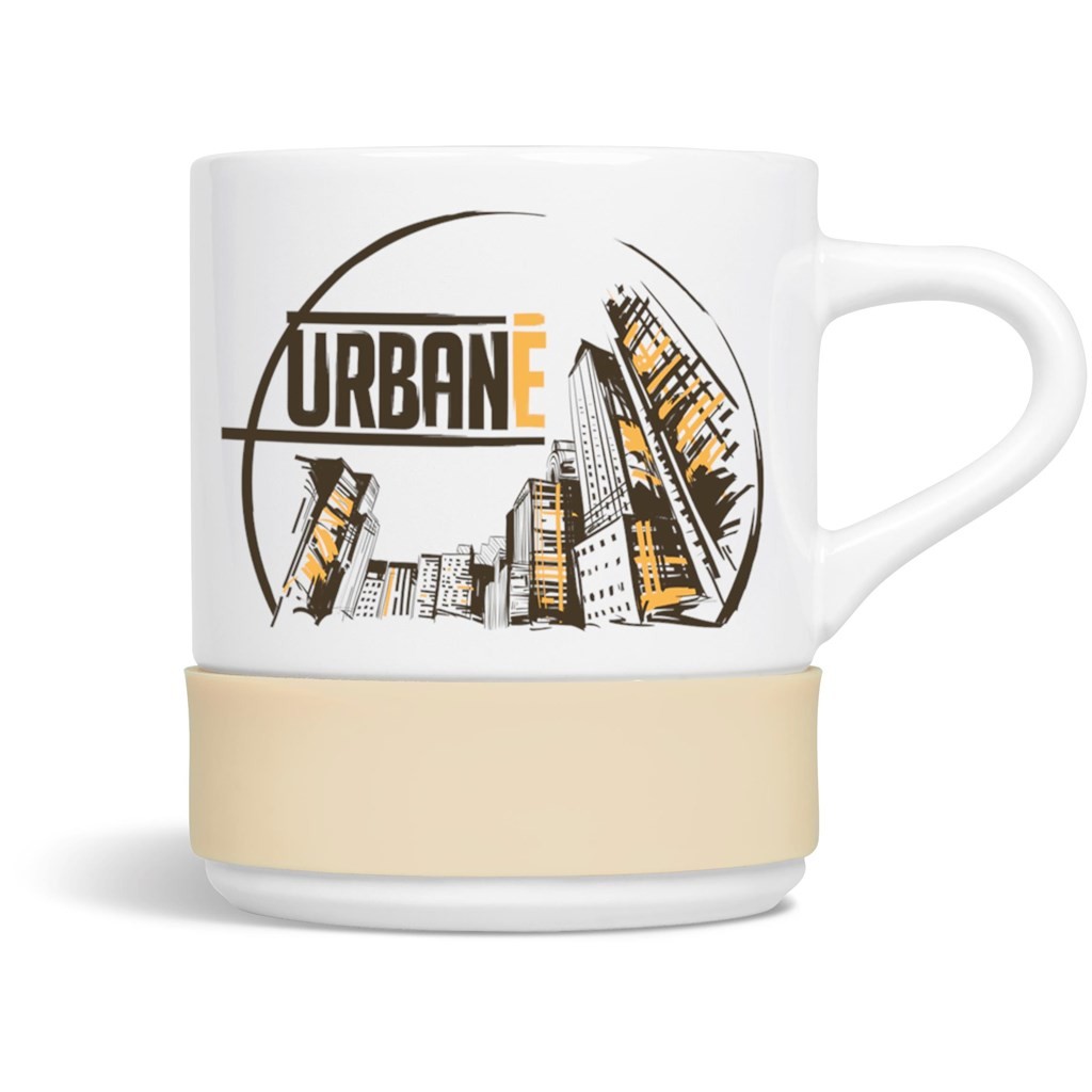 Kooshty Kaleido Sublimation Ceramic Mug - 320ml - Cream
