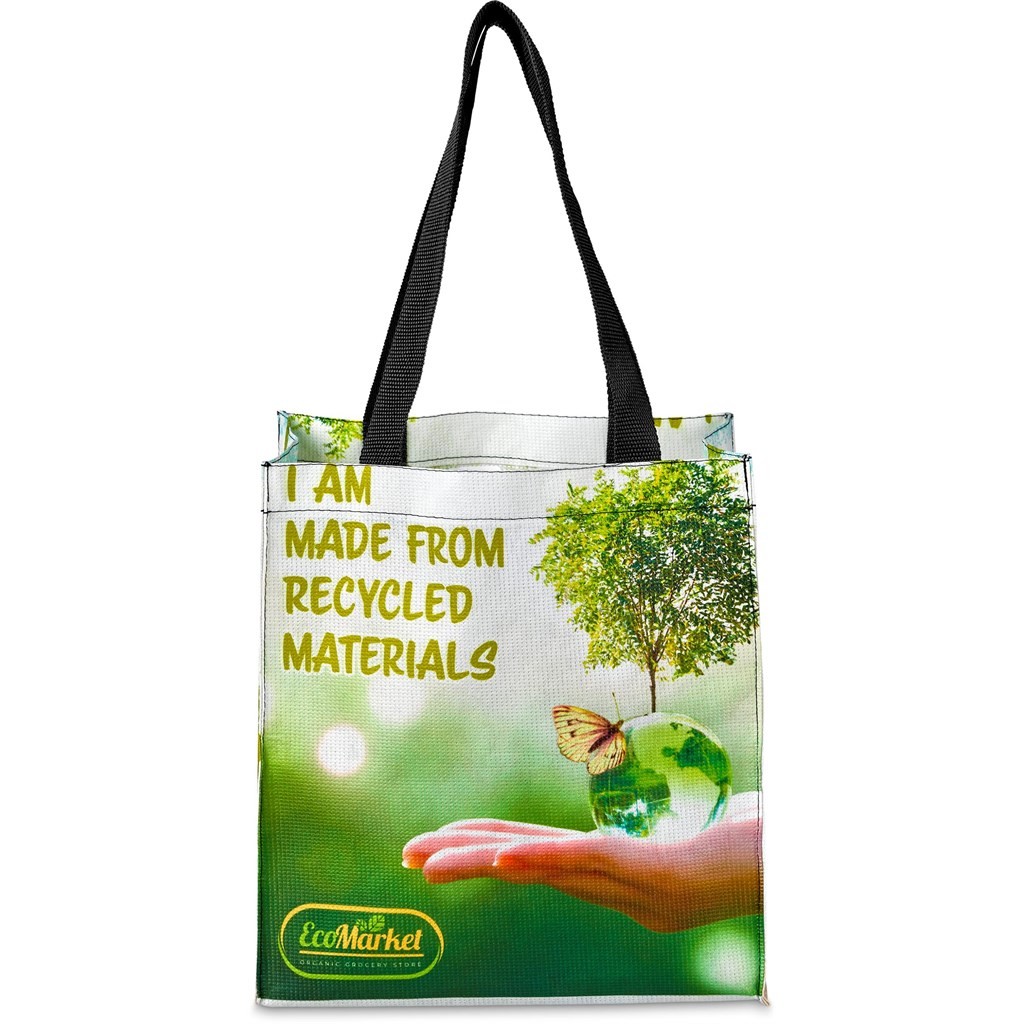 Pre-Production Sample Hoppla Gateway Recycled PET Stitch-Bond Shopper