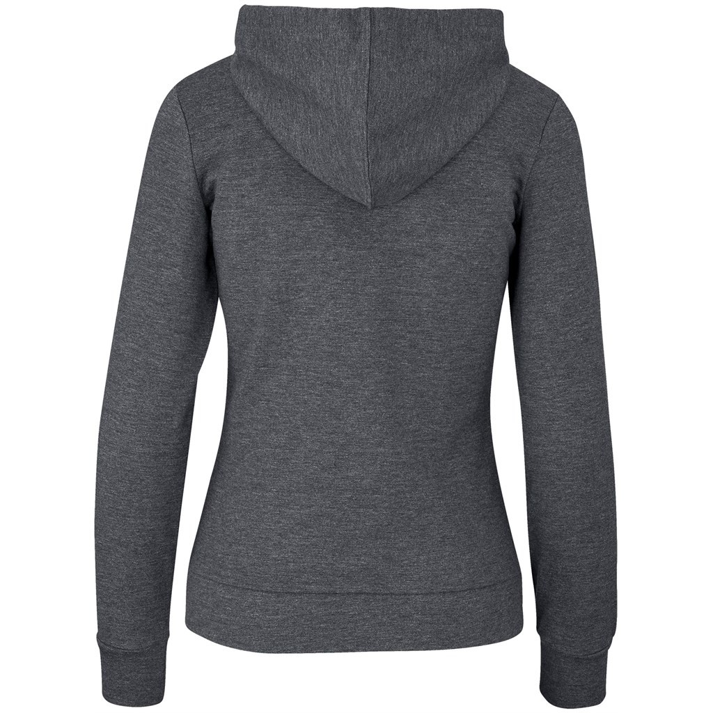 Ladies Bravo Hooded Sweater - Charcoal