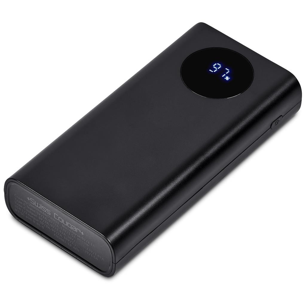 Swiss Cougar Busan Fast Charge 20W Power Bank - 20 000mAh