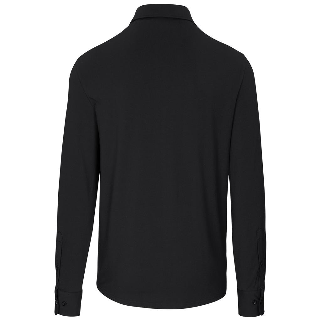 Mens Long Sleeve Alex Varga Cronus Knitted Shirt