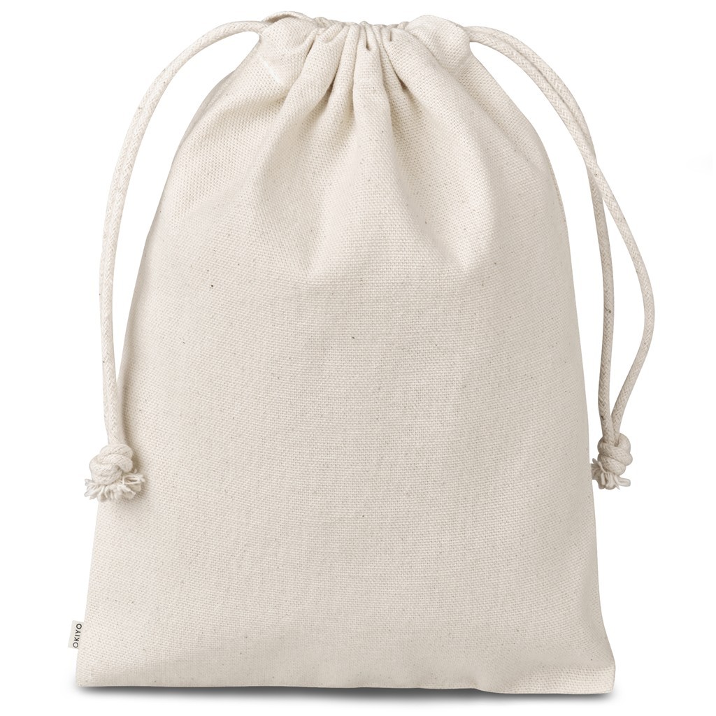 Okiyo Chikara Midi Cotton Drawstring Pouch