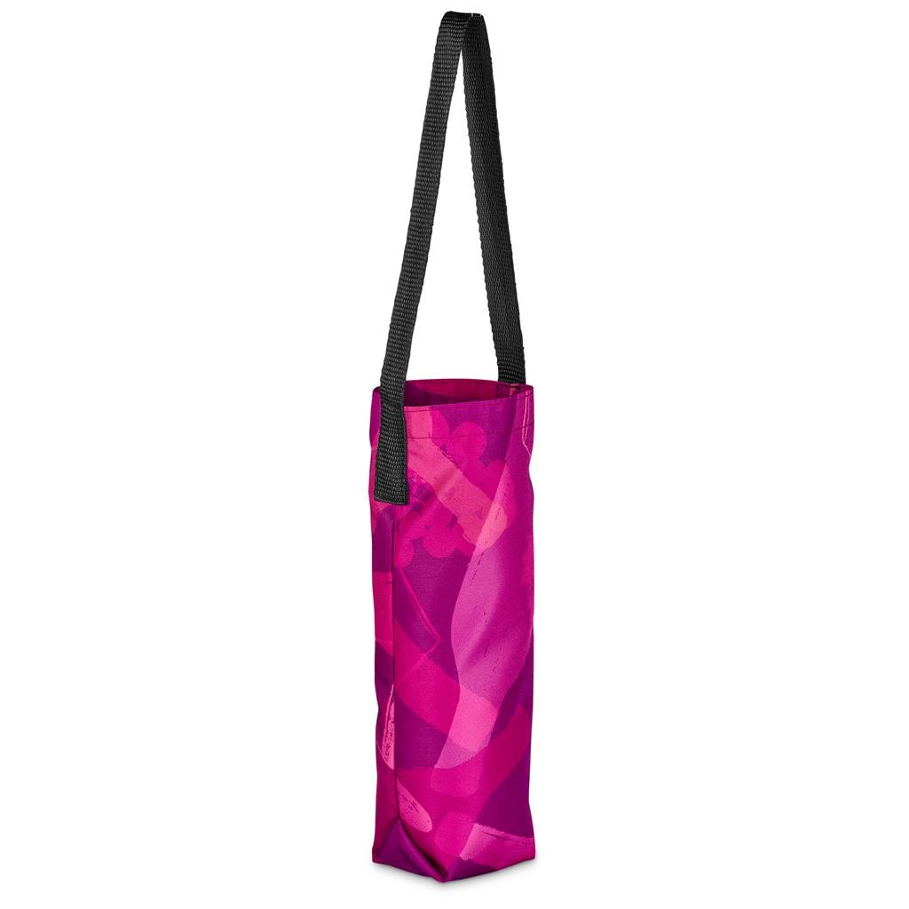 Pre-Printed Sample Hoppla Cellaro Polyester Wine Bottle Gift Bag
