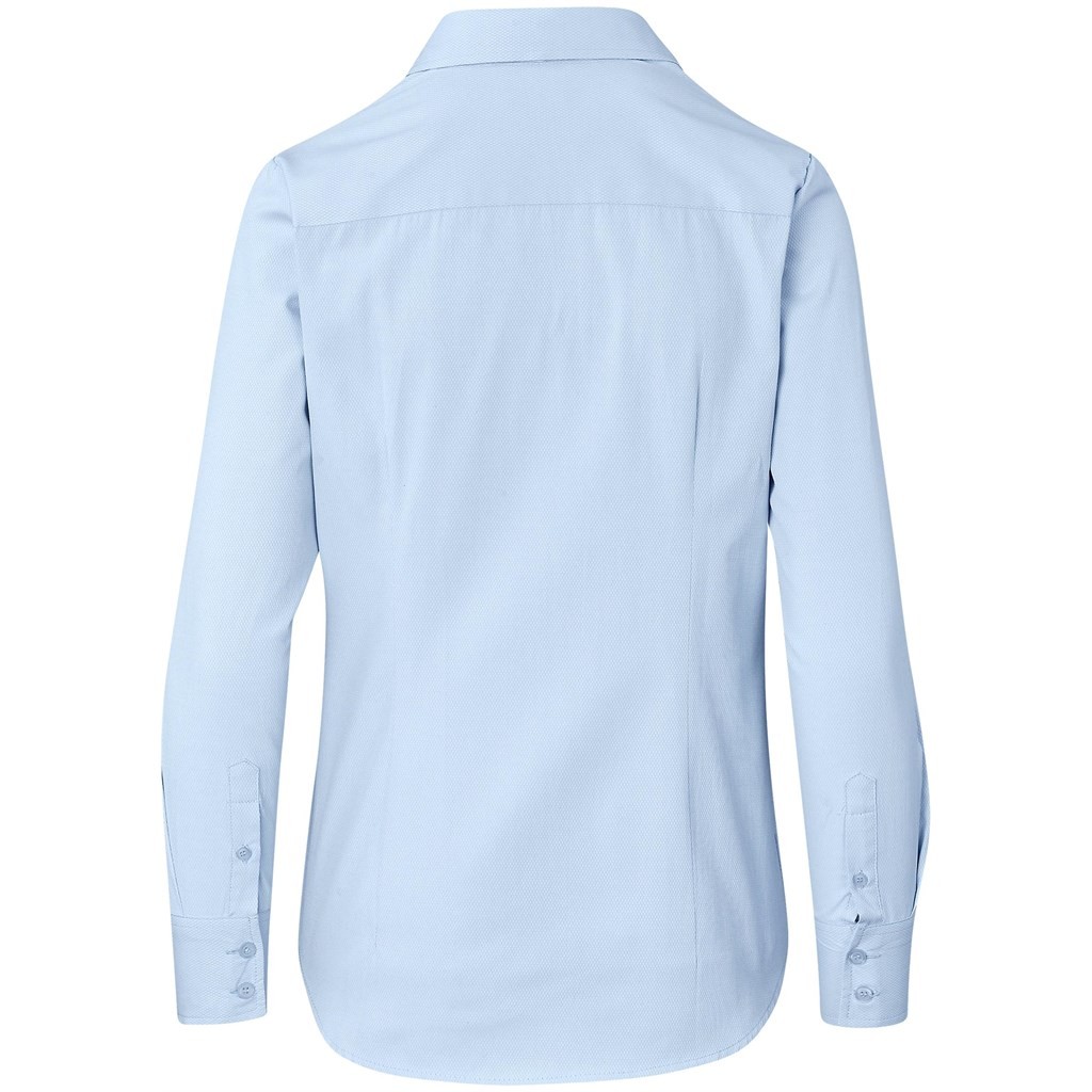 Ladies Long Sleeve Carolina Shirt - Sky Blue