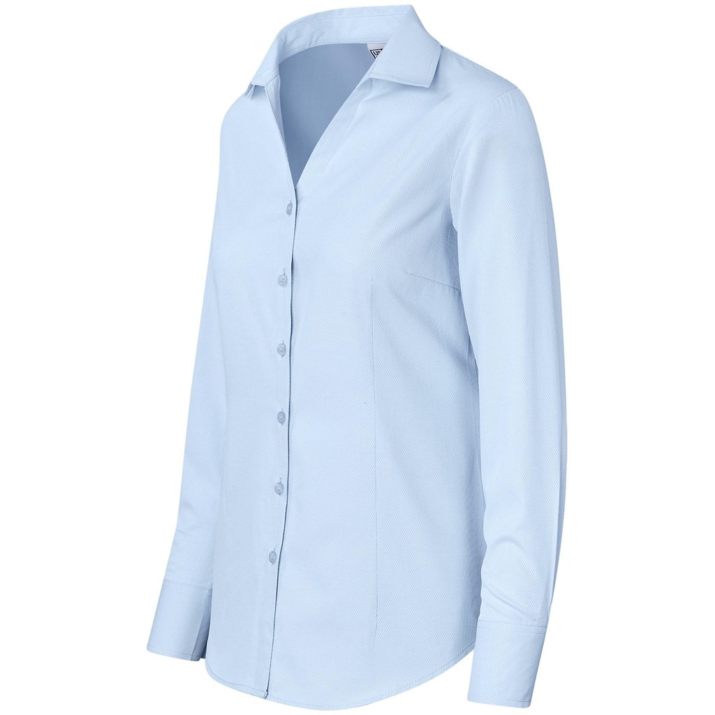 Ladies Long Sleeve Carolina Shirt - Sky Blue