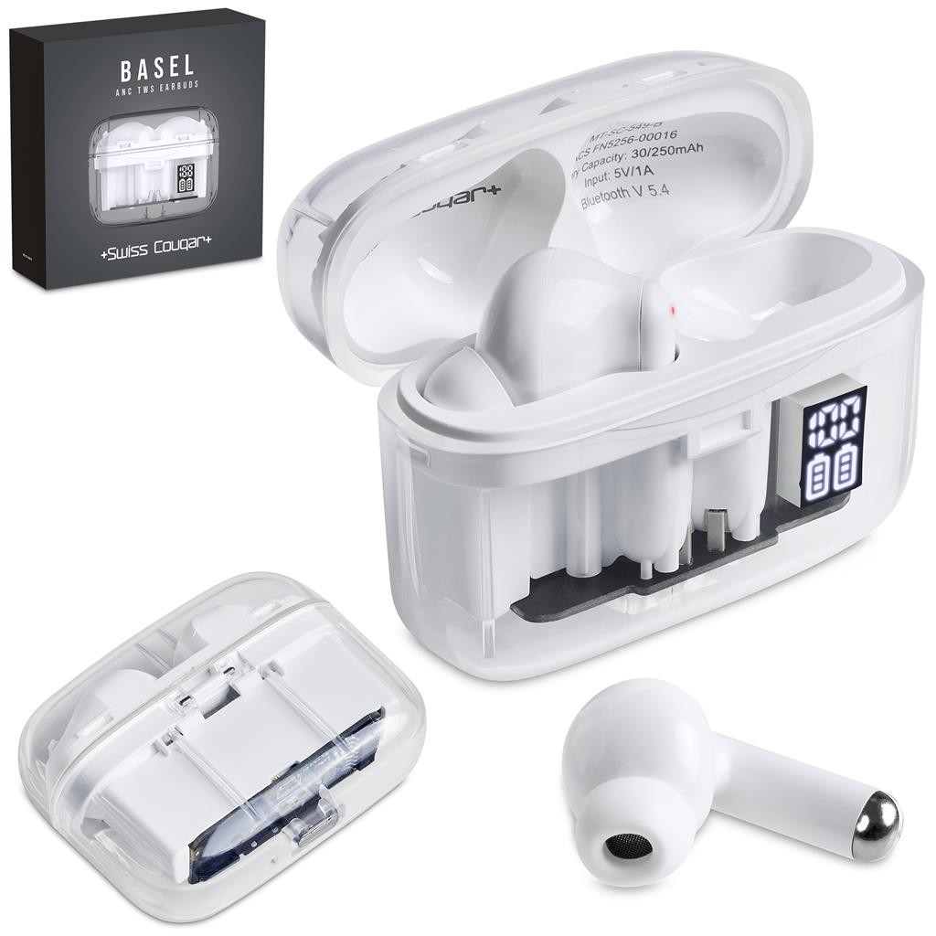 Swiss Cougar Basel Active Noise Cancelling TWS Earbuds