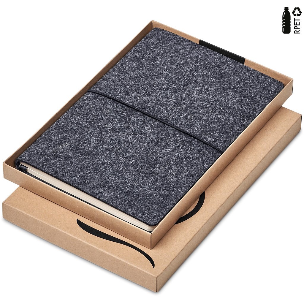 Okiya Rika Recycled Felt Soft Cover notebook