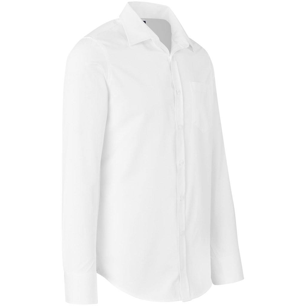 Mens Long Sleeve Carolina Shirt - White