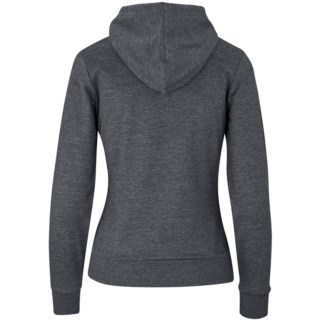Ladies Omega Hooded Sweater - Charcoal