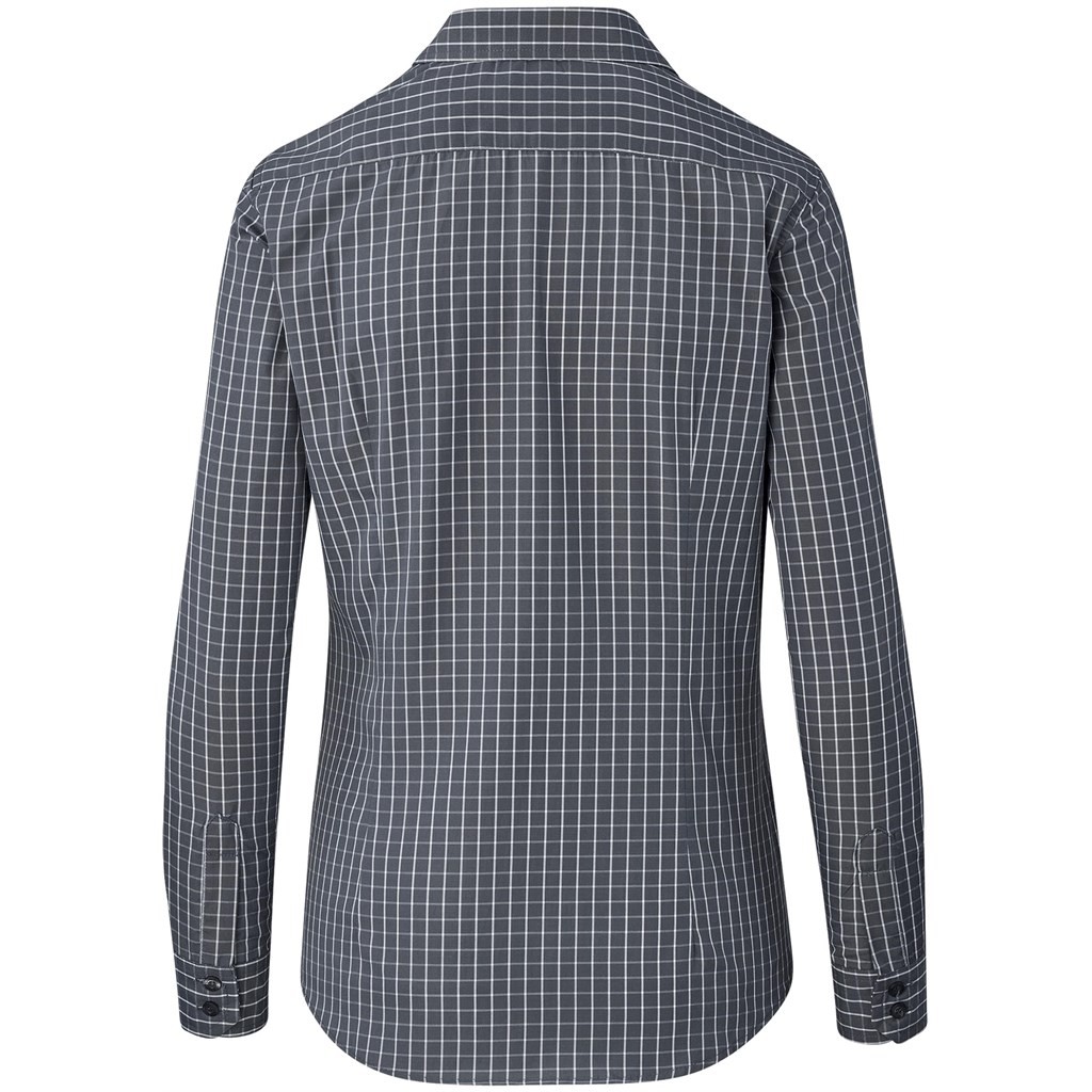 Ladies Long Sleeve Aston Shirt - Grey