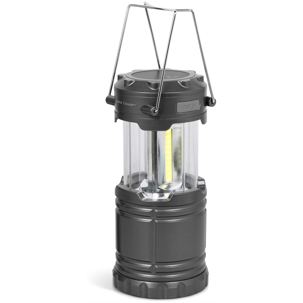 Swiss Cougar Cape Town Lantern & Wireless Charging Power Bank - 4 000mAh