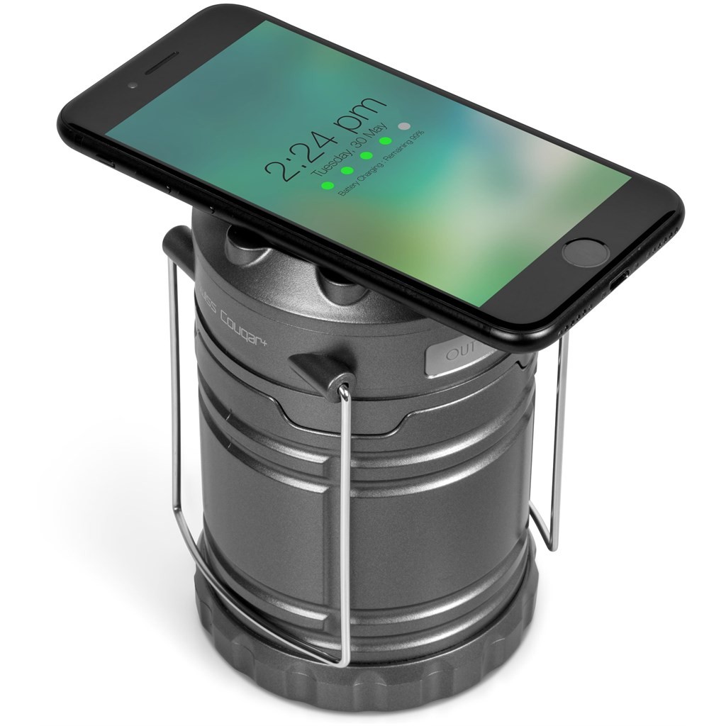 Swiss Cougar Cape Town Lantern & Wireless Charging Power Bank - 4 000mAh