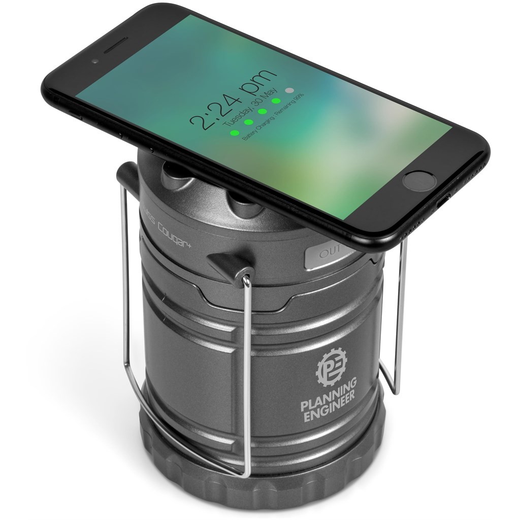 Swiss Cougar Cape Town Lantern & Wireless Charging Power Bank - 4 000mAh