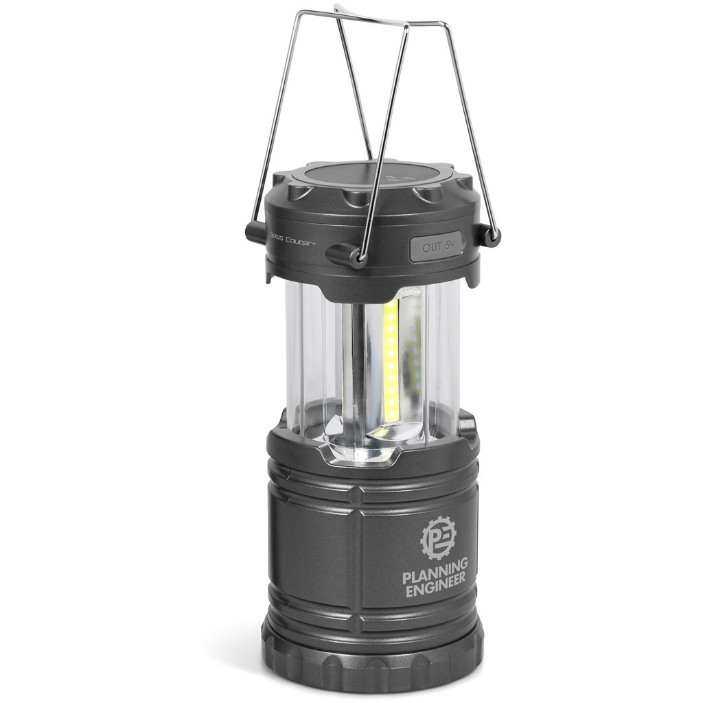 Swiss Cougar Cape Town Lantern & Wireless Charging Power Bank - 4 000mAh