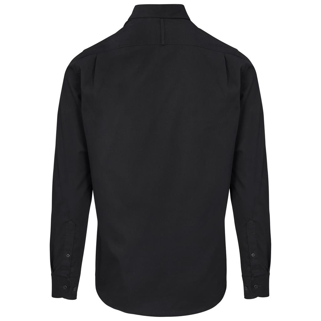 Mens Long Sleeve Brushed Cotton Twill Moderna Shirt