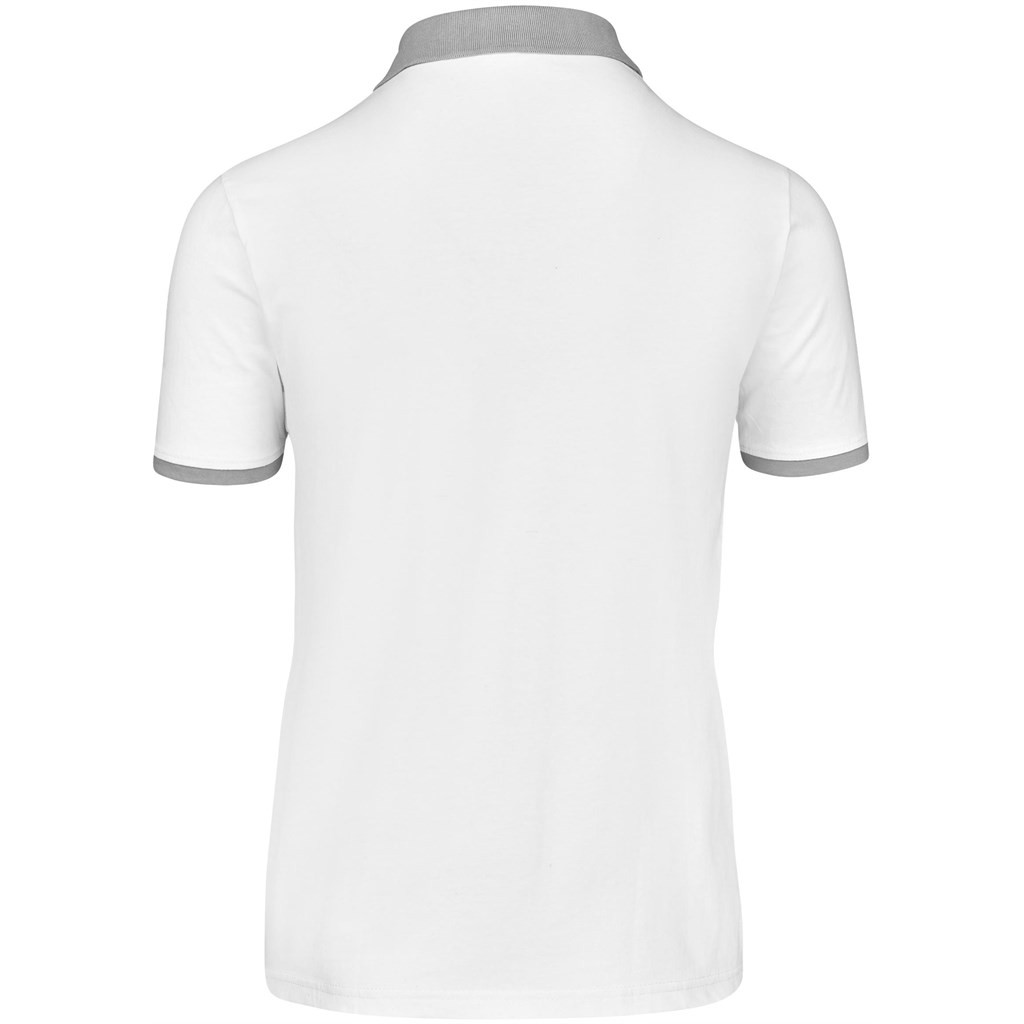 Mens Caliber Golf Shirt - White