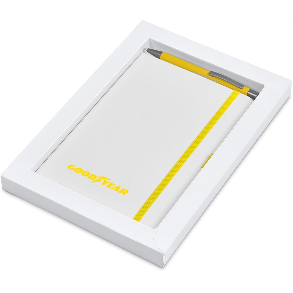 Duncan Notebook & Pen Set - Yellow