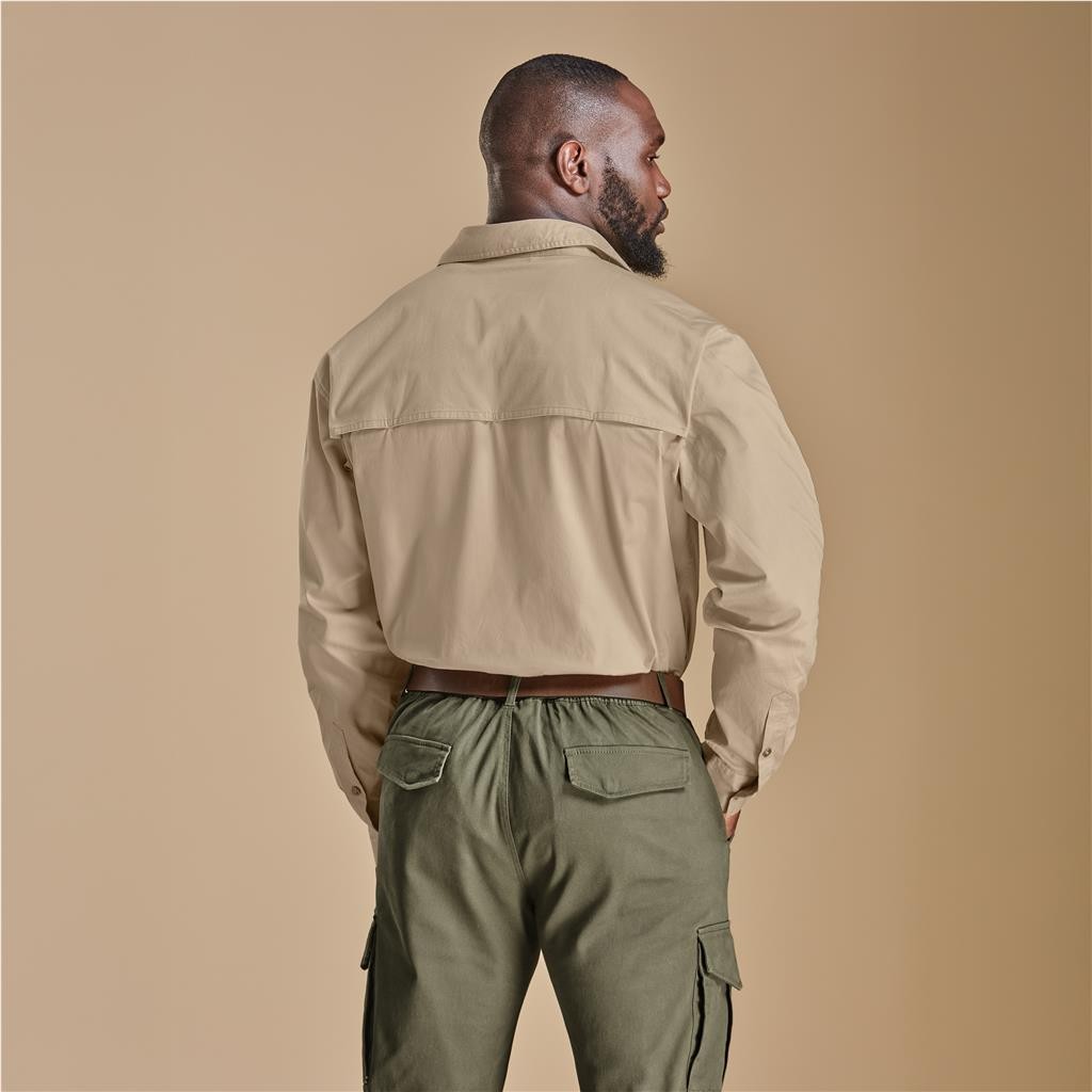 Mens Long Sleeve Mawenzi Twill Shirt