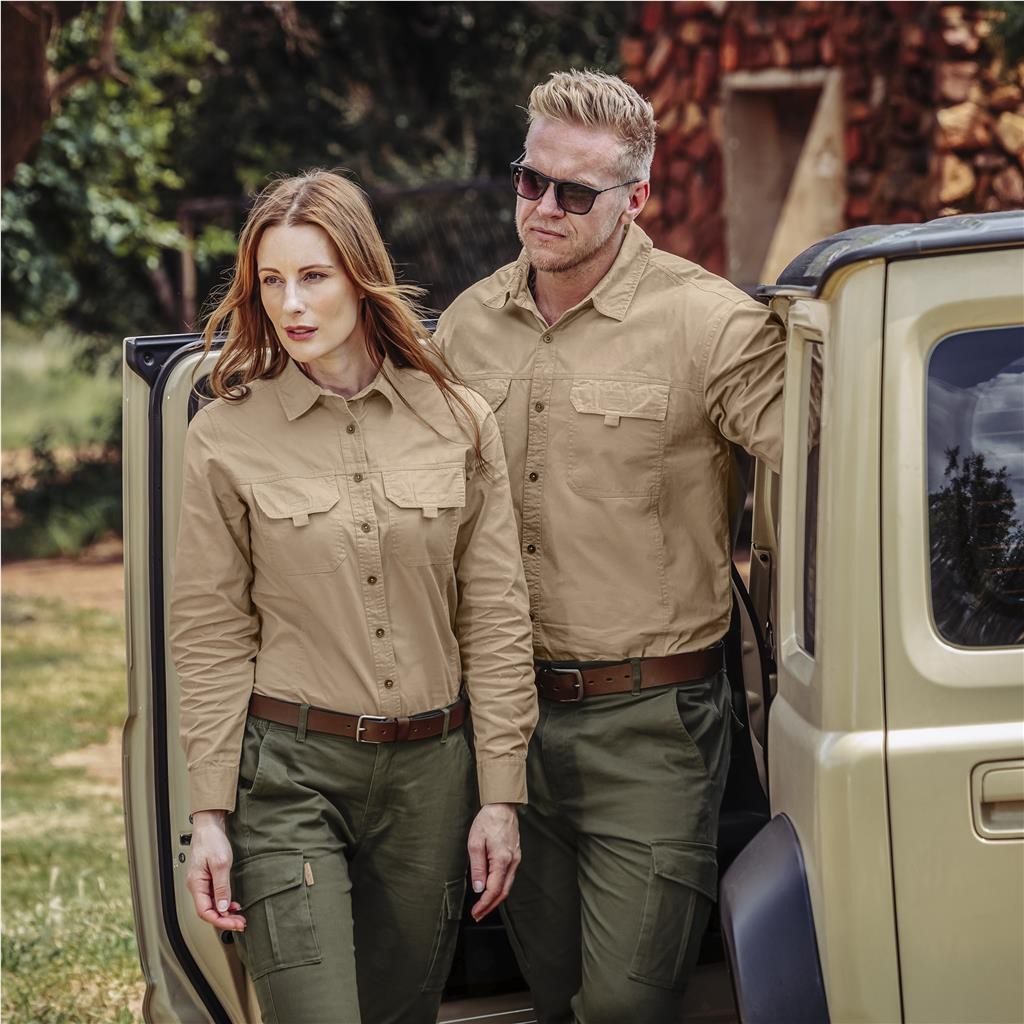 Mens Long Sleeve Mawenzi Twill Shirt