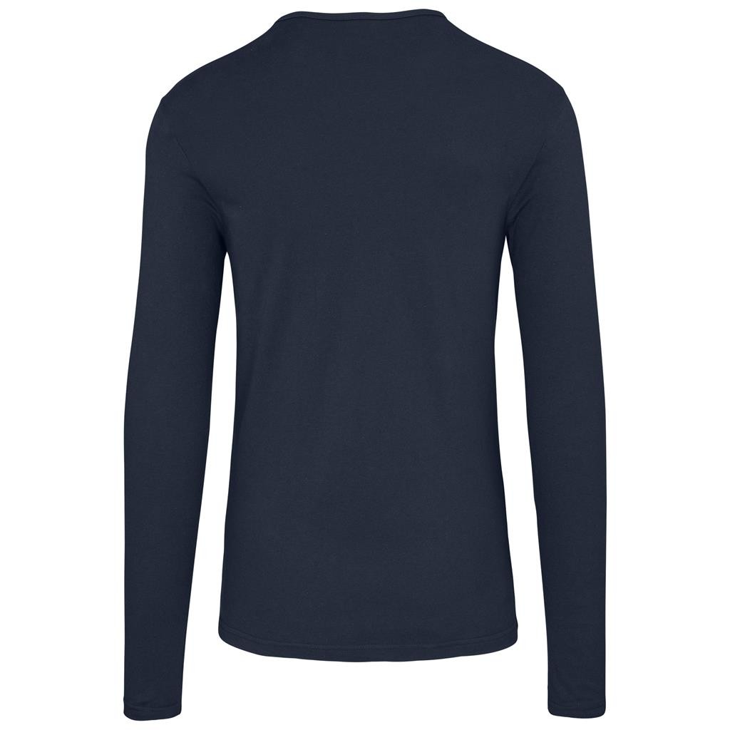 Mens Long Sleeve Portland T-Shirt - Navy