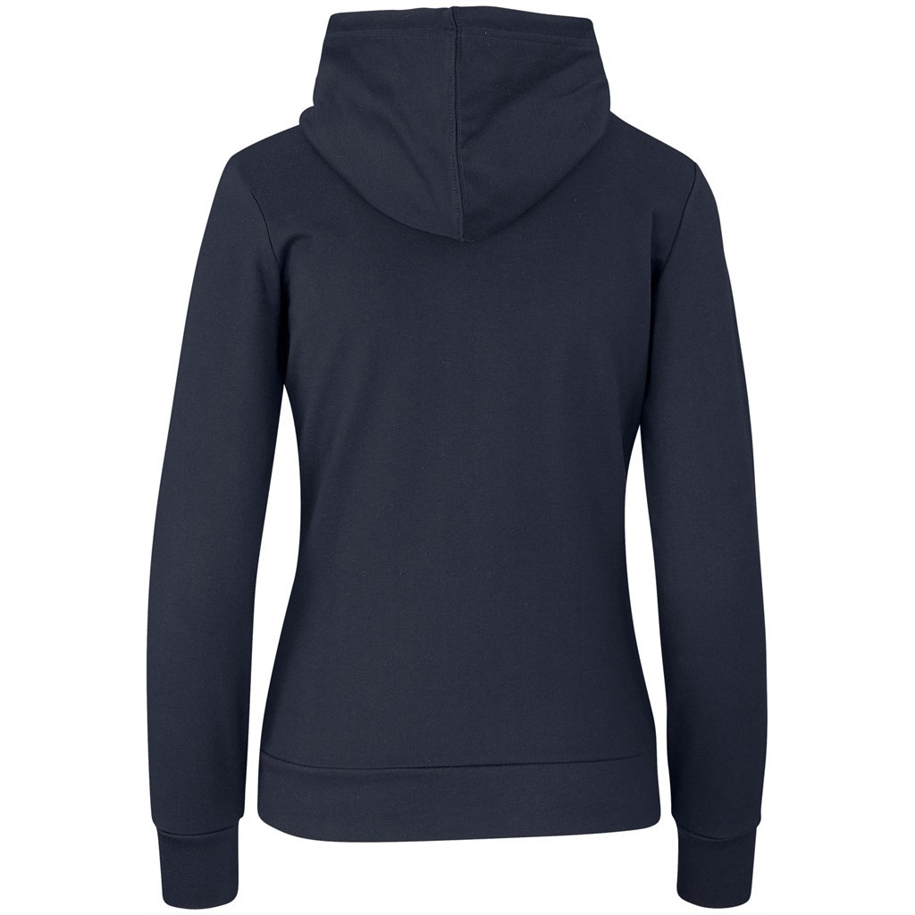 Ladies Bravo Hooded Sweater - Navy