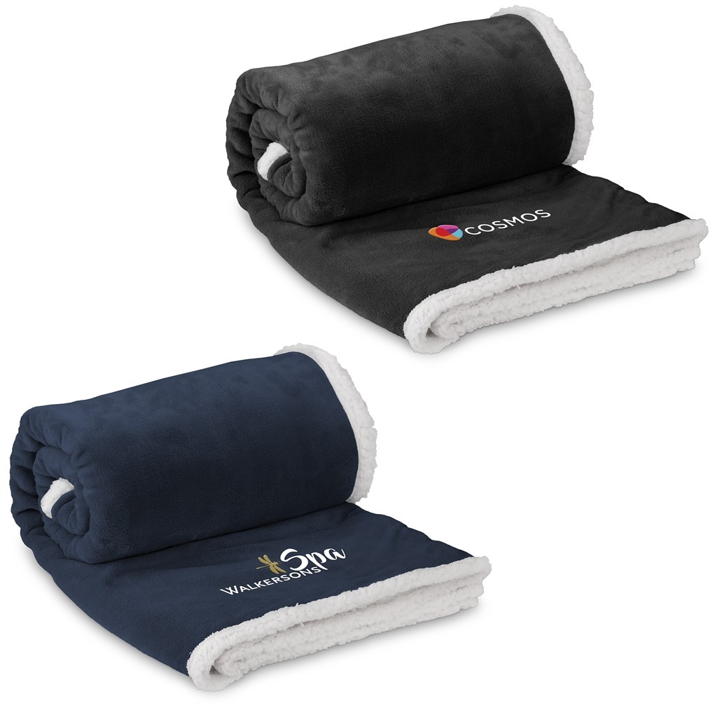 US Basic Mckinley Sherpa Fleece Blanket