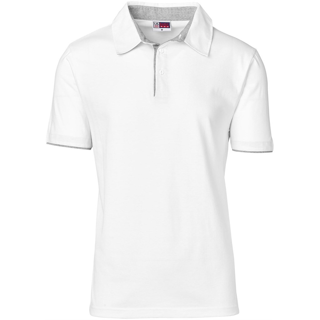 Mens Delta Golf Shirt - White