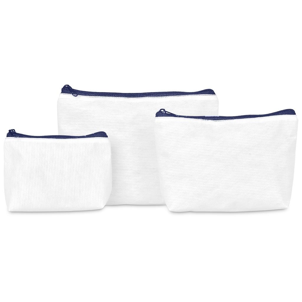 Pre-Production Sample Hoppla Recycled PET Stitch-Bond Mini Toiletry Bag