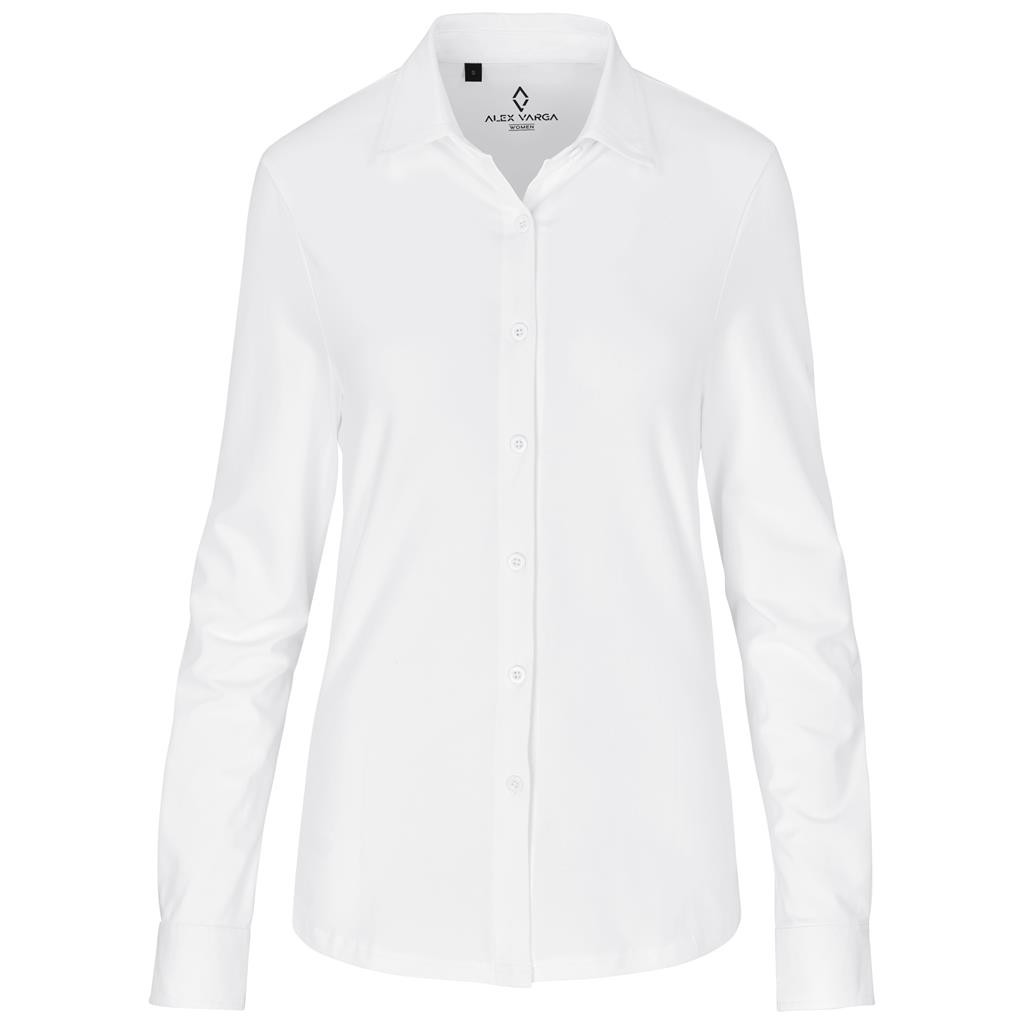 Ladies Long Sleeve Alex Varga Cronus Knitted Shirt